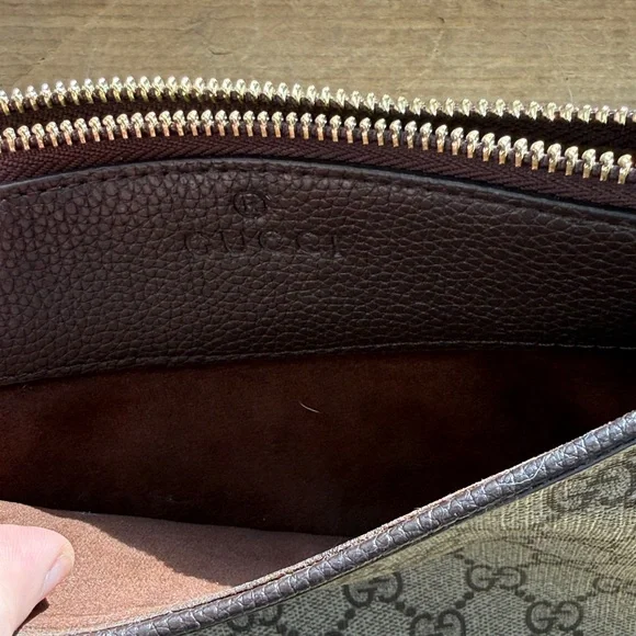 Gucci Black Monogram Wristlet - Picture 3 of 3